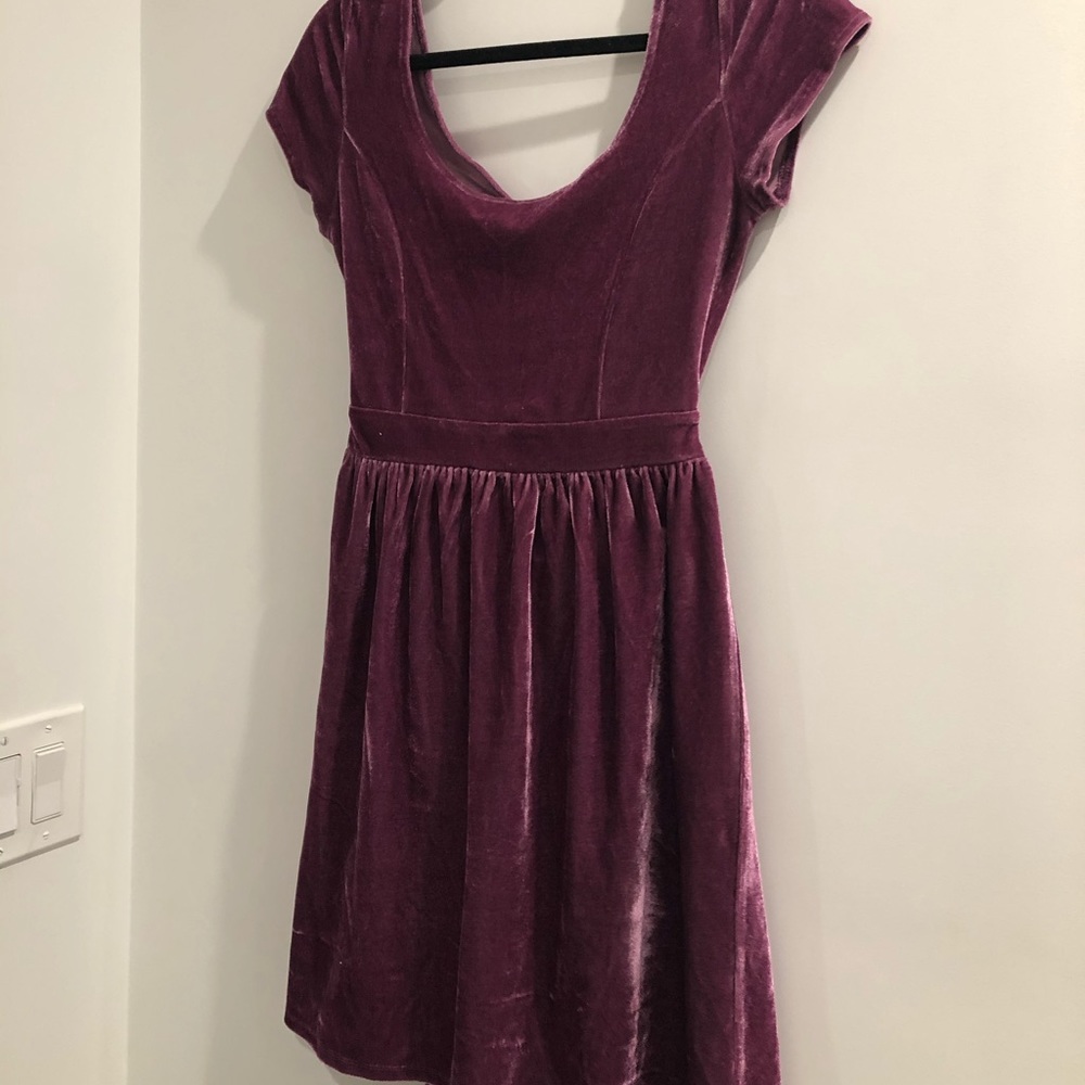 ❄️KIMCHI BLUE❄️ purple velour dress